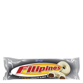 Filipinos con chocolate blanco 100g