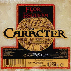 Pure aged sheep cheese Character Flor de Esgueva wedge 225 g