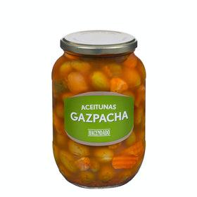Olives Gazpacha Hacendado avec os