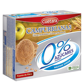 Galletas 0 % azúcares añadidos Campurrianas Cuétara 400g