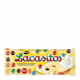 Tablette de chocolat blanc Lacasitos Lacasa
