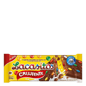 Milchschokoladentablette mit Lacasitos Lacasa Schokoladendragees