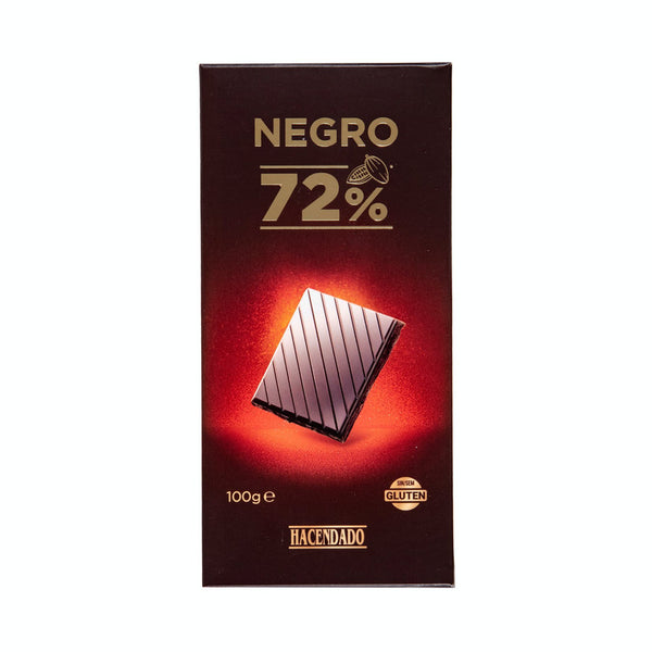 Chocolate extrafino negro Hacendado 72% de cacao