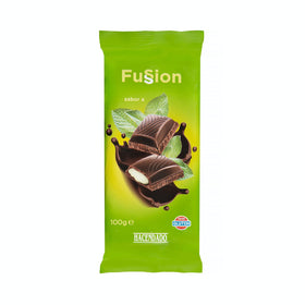 Chocolate extrafino negro Hacendado fussion relleno sabor menta