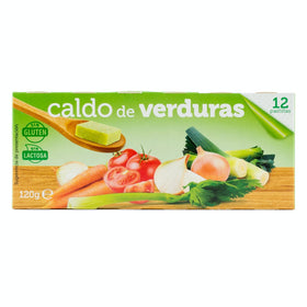 Vegetable broth in tablets 12 units.
