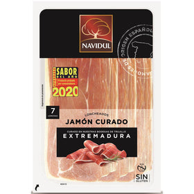 Jambon cru tranché sans gluten Navidul 96g