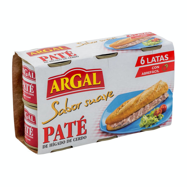 Paté de cerdo sabor suave Argal