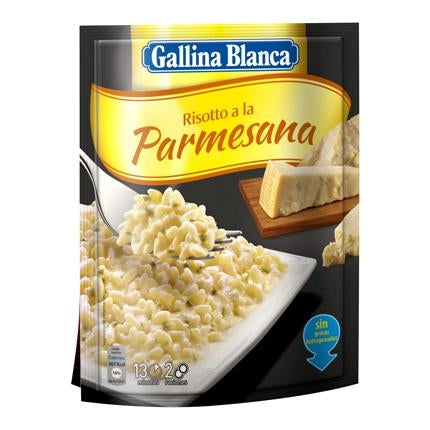 Risotto parmesana sobre Gallina Blanca 175 g
