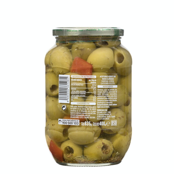 Pitted Hacendado seasoned olives