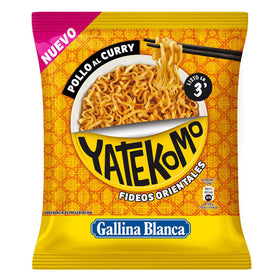 Nouilles orientales Poulet au curry Yatekomo Gallina Blanca 75 g