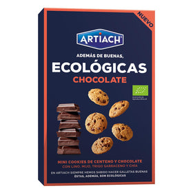 Galletas con pepitas de chocolate ecológicas Artiach 150g