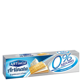 Wafer cookies filled with cream 0% added sugar Artiach 175g