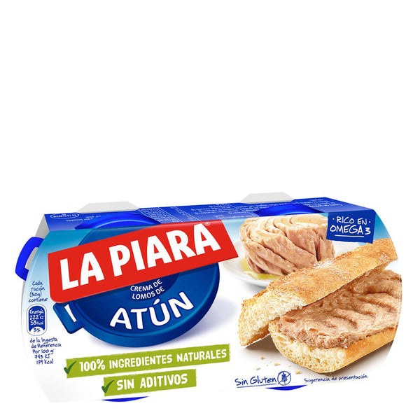 Paté de atún en aceite La Piara pack de 2 unidades de 75 g