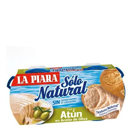 Paté de atún en aceite de Oliva La Piara pack de 2 unidades de 75 g