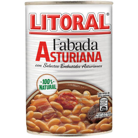 Litoral Asturian Bohneneintopf ohne Gluten und Laktose 435 g.