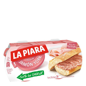 Paté de jamón york -50 % grasa La Piara 168 g