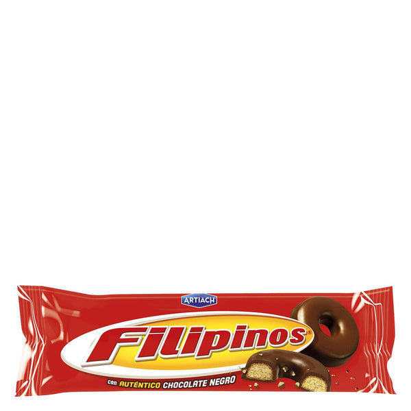 Filipinos con chocolate negro 100g