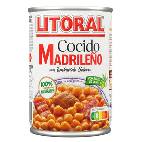 Cocido madrileño Litoral sin gluten y sin lactosa 440 g