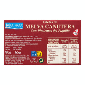 Canutera Melva Filets mit Piquillo Paprika Marinara in Olivenöl
