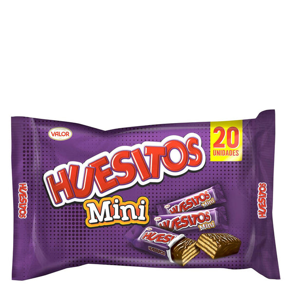 Mini barrita de barquillo cubierta de chocolate Huesitos 270