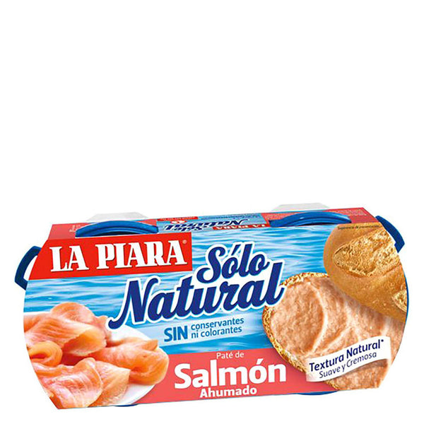 Paté de salmón ahumado Sólo Natural La Piara 168 g