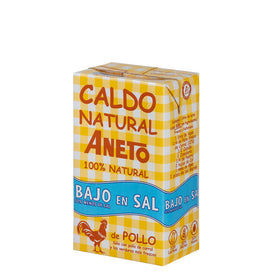 Natural low-salt chicken broth Aneto gluten-free and lactose-free 1 l