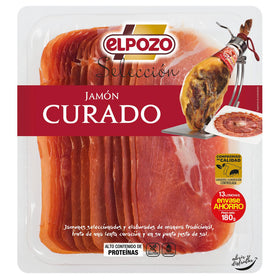 Sliced cured ham El Pozo Selección gluten-free lactose-free 180g