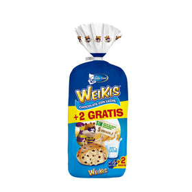 Bun with milk chocolate chips Weikis La Bella Easo 6 units