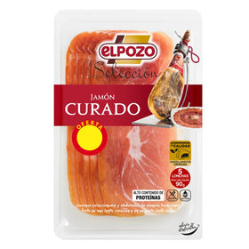 Selection cured ham slice El Pozo 90g