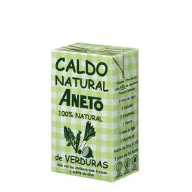 Natural vegetable broth Aneto gluten-free 1 l