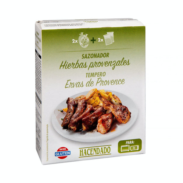 Seasoning in the oven and microwave chicken and ribs with Provençal herbs Hacendado with bag