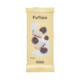 Weiße Schokolade Hacendado Fussion Kekse mit Kakao