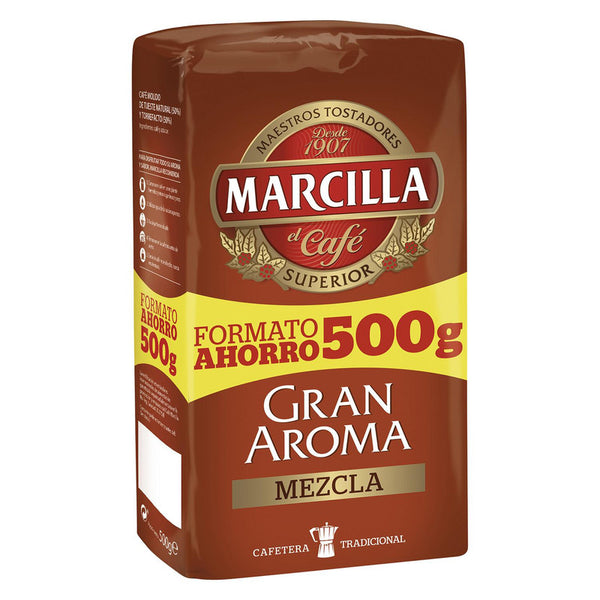 Café molido mezcla Gran Aroma Marcilla 500 g