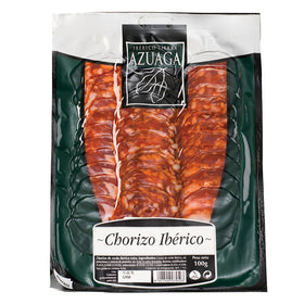 In Scheiben geschnittene iberische Chorizo Azuaga 100 g