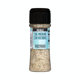 Hacendado sea salt with herbs grinder