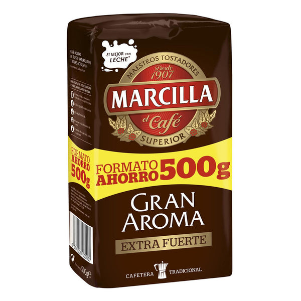 Café molido extrafuerte Gran Aroma Marcilla 500 g