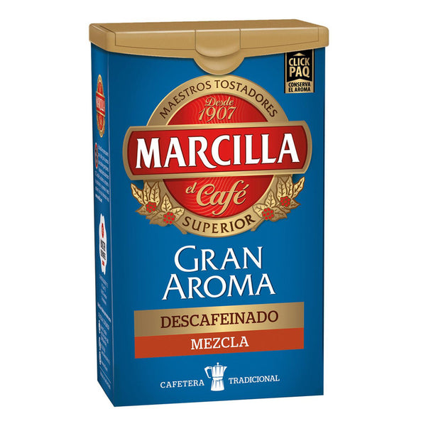 Café molido mezcla descafeinado Gran Aroma Mezcla Marcilla 200 g