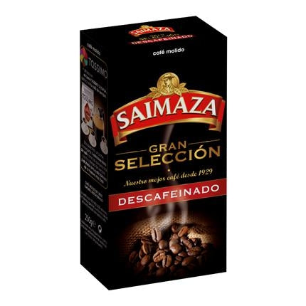 Café molido natural descafeinado gran selección Saimaza 250 g
