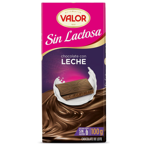 Chocolate con leche Valor sin lactosa y sin gluten
