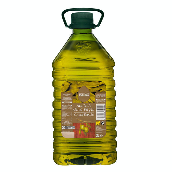 Olio di oliva vergine Hacendado 3L