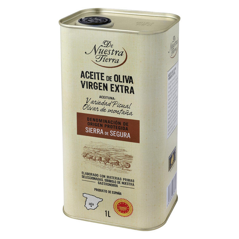 Comprar Aceite de Oliva Virgen Extra en lata. 1 Litro – Oliberia
