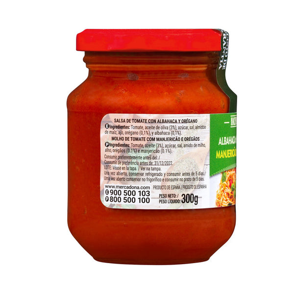 Tomaten-Basilikum-Oregano-Sauce Hacendado