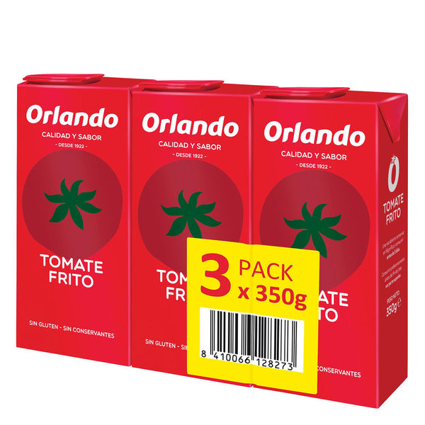 Gebratene Tomate Orlando glutenfreie Packung mit 3 Kartons à 350 g
