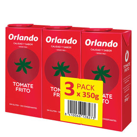 Gebratene Tomate Orlando glutenfreie Packung mit 3 Kartons à 210 g