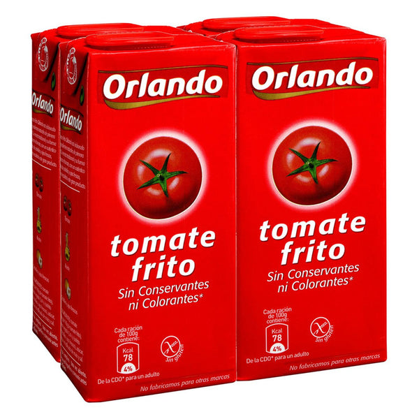 Pomodoro fritto Orlando senza glutine confezione da 4 cartoni da 350g